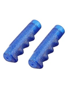 Lowrider Grips 7/8 long 115mm Sparkle/Blue.